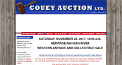 Desktop Screenshot of coueyauction.com